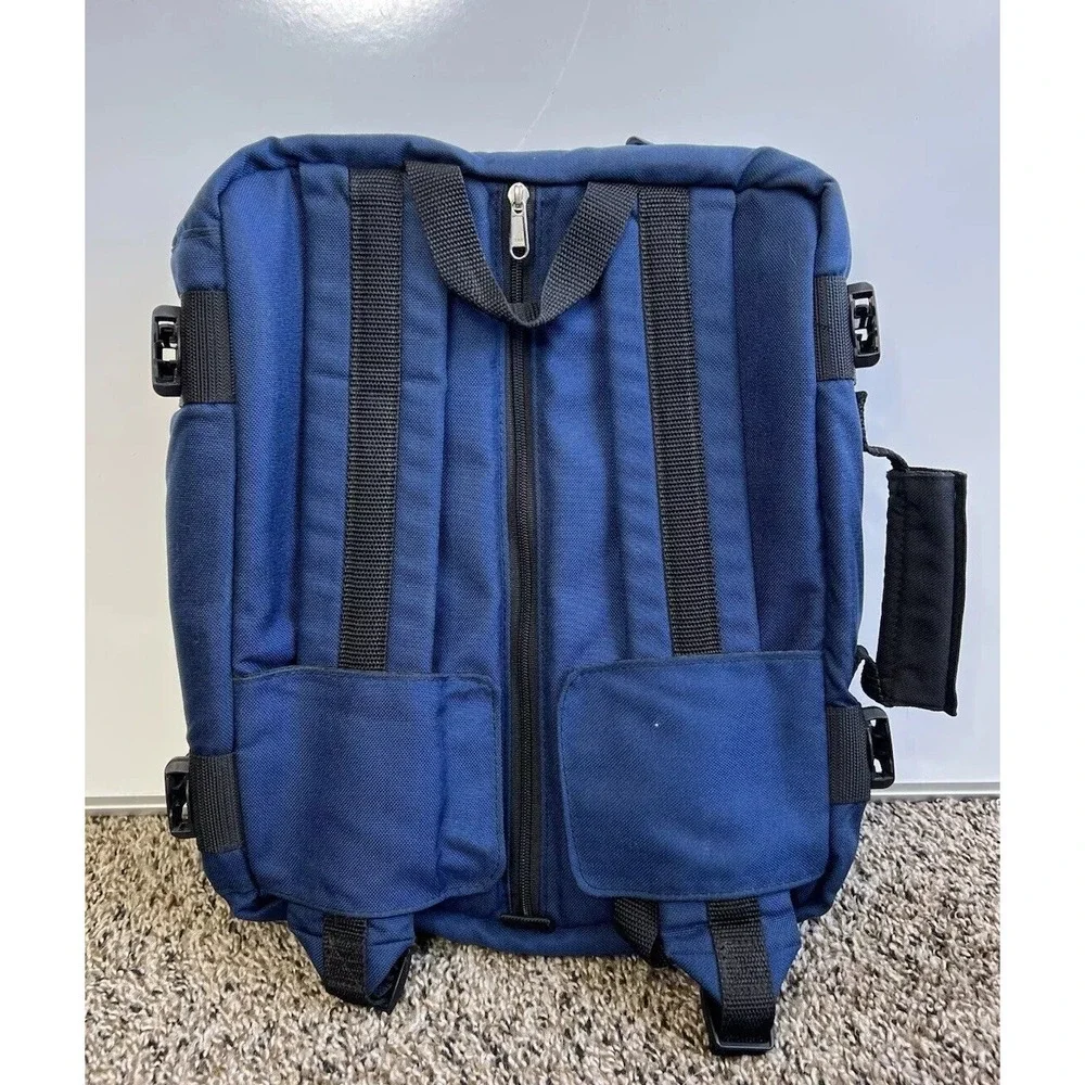 CLUB GLOVE PiggyBack‎ II / 3 in 1 Detachable Rolling Duffel with Backpack / Blue